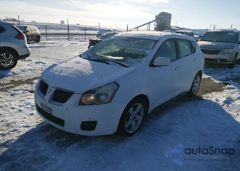 2009 Pontiac Vibe z USA, uszkodzony, nr VIN 5Y2SP67029Z470343